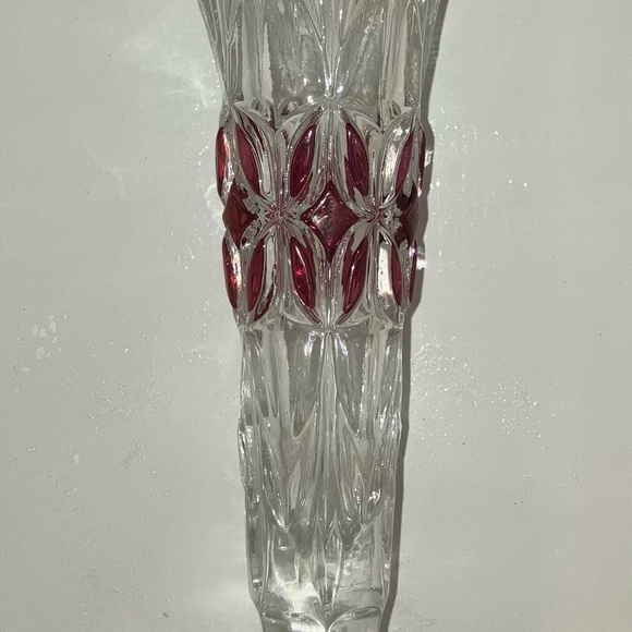 Rare Echt Bleikristall footed vase. - Picture 4 of 7